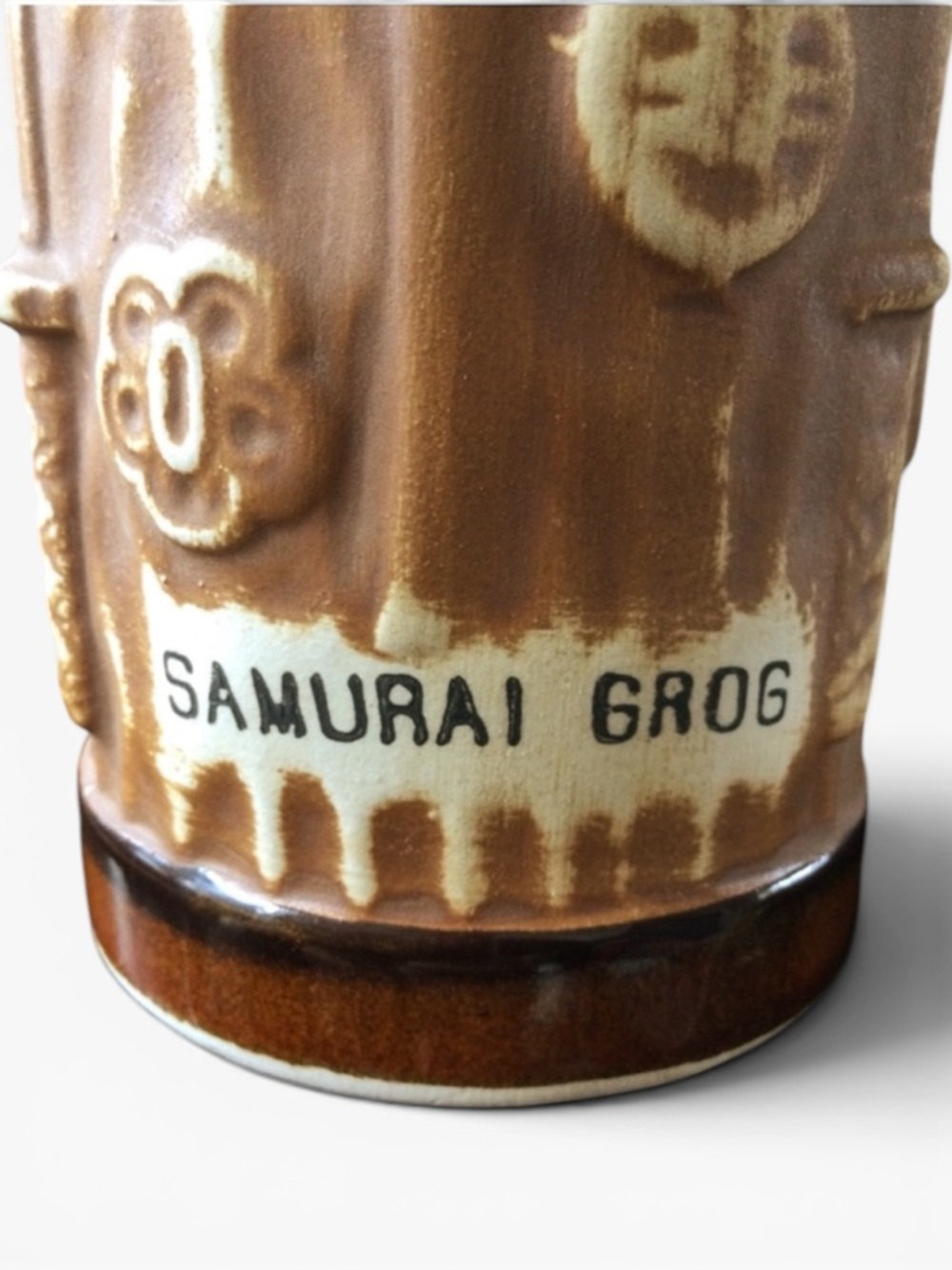 Vintage SAMURAI GROG Tiki Mug • 1960s–70s Japanese Barware - Picture 7 of 11